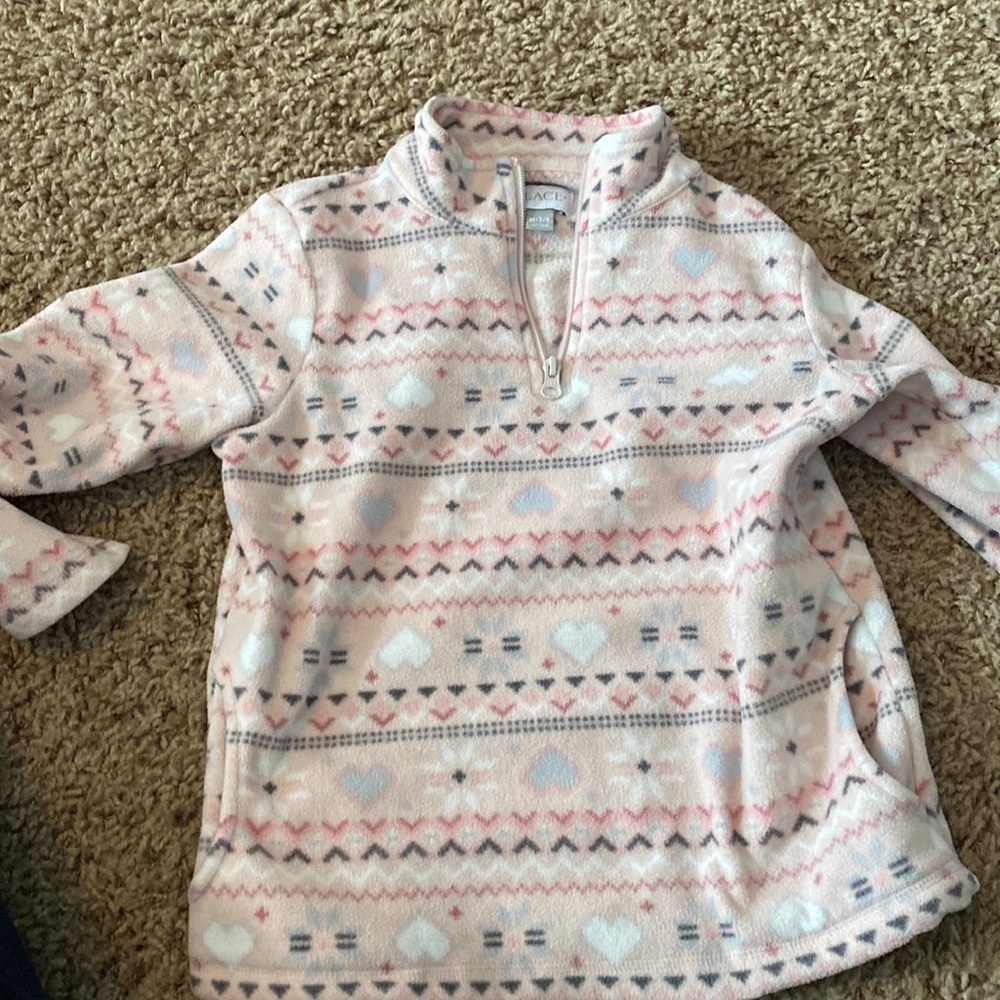 Fleece sweat shirt multi color